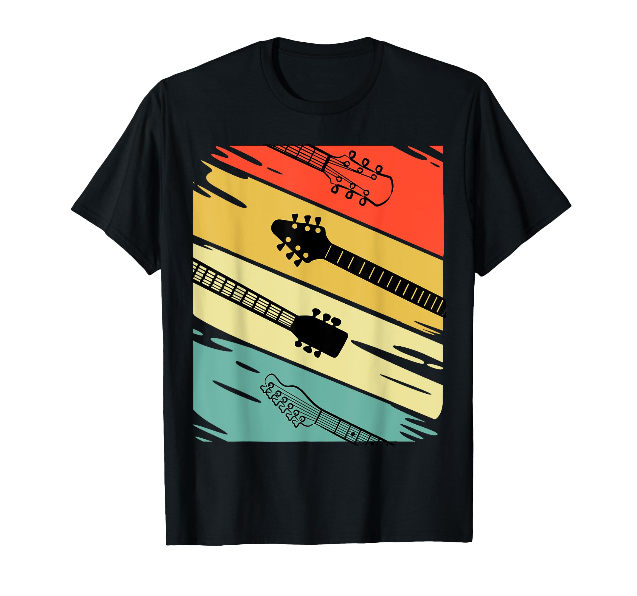 Sunset Guitar Rock Band Musician T-Shirt - Aesthetic Graphic Men Women - T-Shirt, Sweatshirt, Hoodie