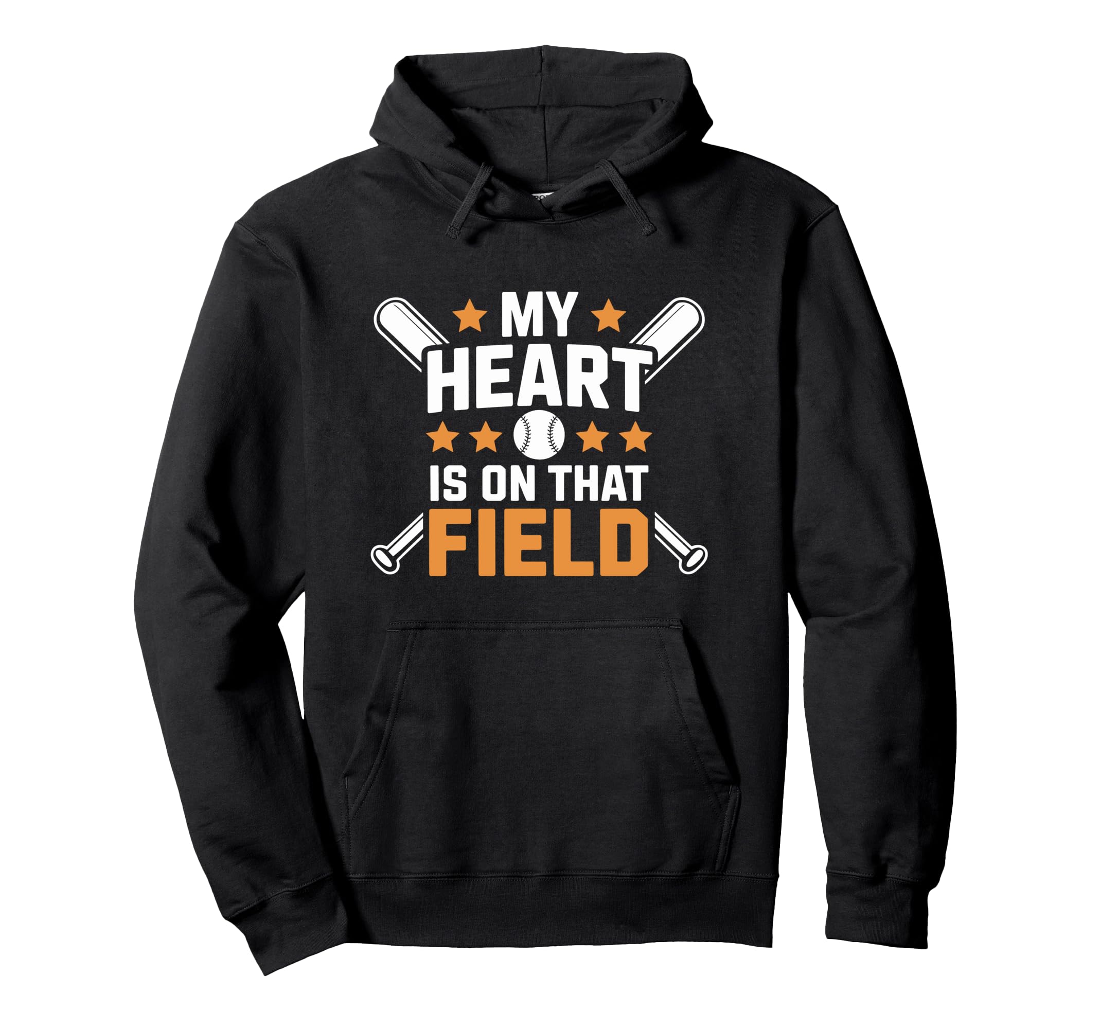 Baseball Lover Mom And Dad My Heart Is Hoodie - Novelty Apparel for Adults - T-Shirt, Sweatshirt, Hoodie