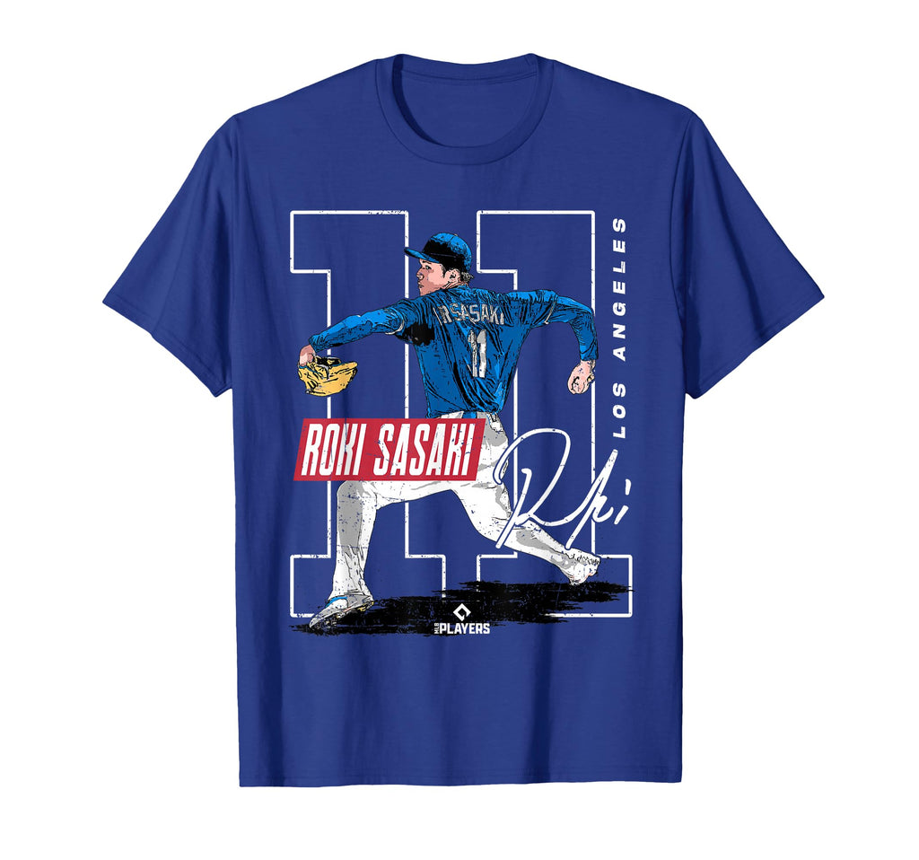 Roki Sasaki Los Angeles D Mlb Baseball T-Shirt - Trendy Graphic for Adults - T-Shirt, Sweatshirt, Hoodie