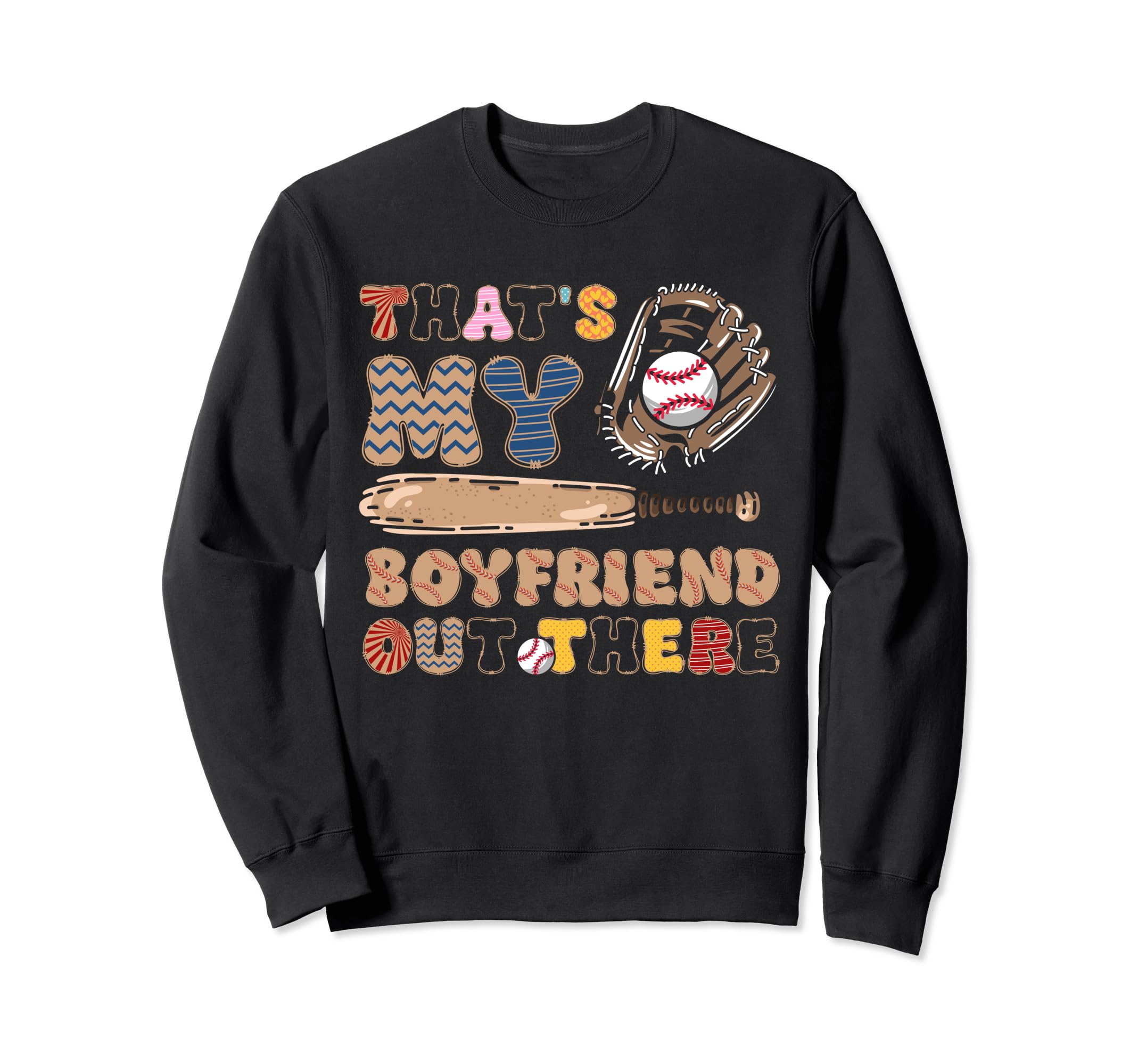 Catchers Pitches Baseball Sweatshirt - Unique Graphic for Adults - T-Shirt, Sweatshirt, Hoodie