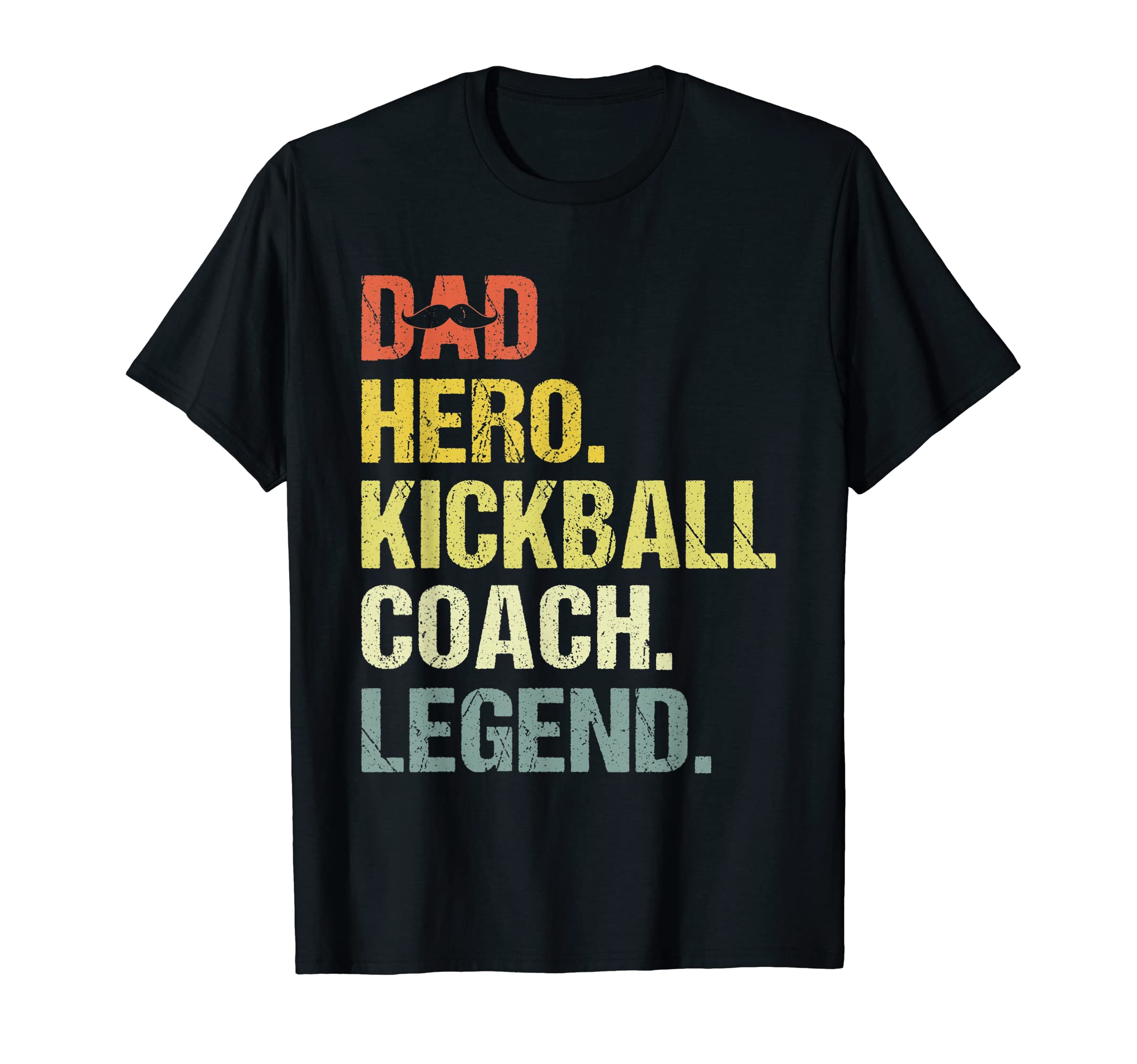 Dad Hero Kickball Coach Funny Kickball T-Shirt - Trendy Graphic Men Women - T-Shirt, Sweatshirt, Hoodie