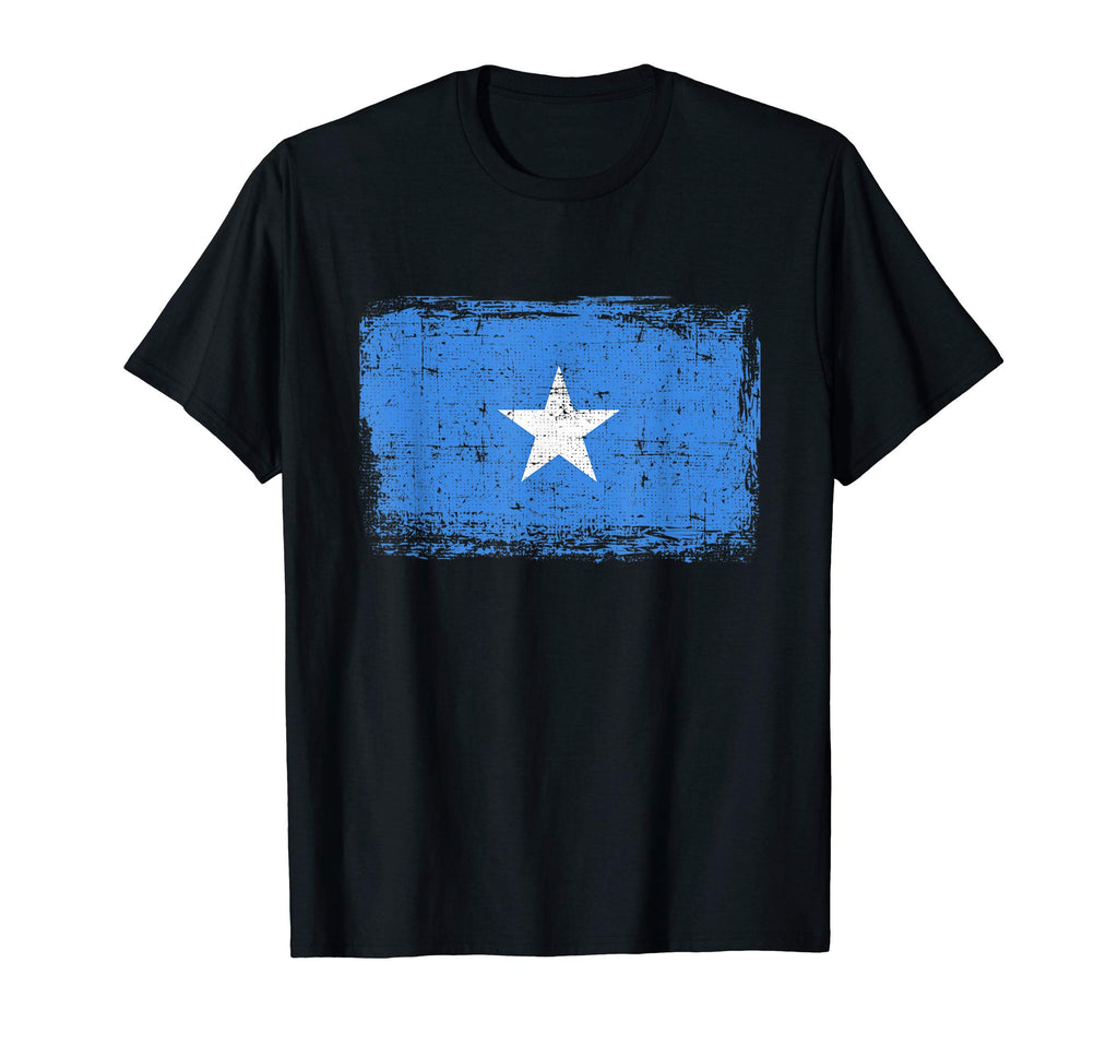 Somalia Flag Distressed T-Shirt - Fun Novelty Design for Adults - T-Shirt, Sweatshirt, Hoodie