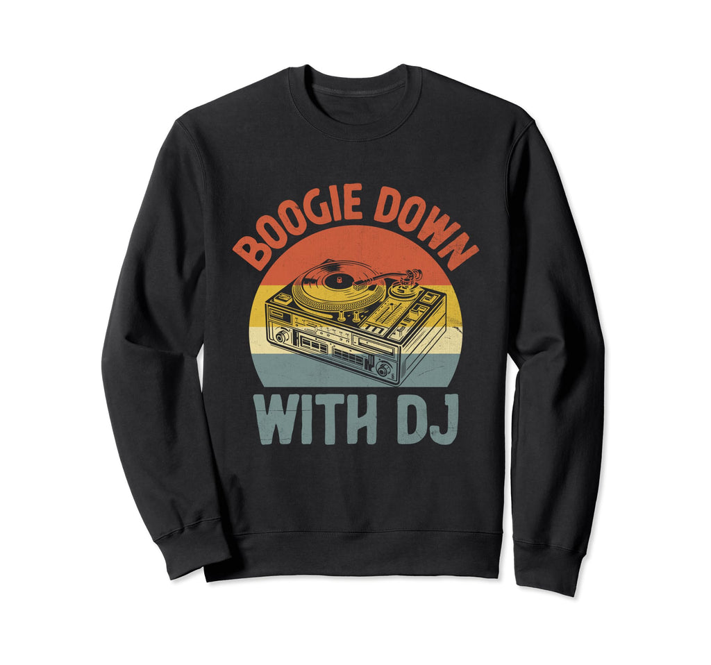 Funny Old School Dj Equipment Sweatshirt - Casual Everyday Wear Unisex - T-Shirt, Sweatshirt, Hoodie