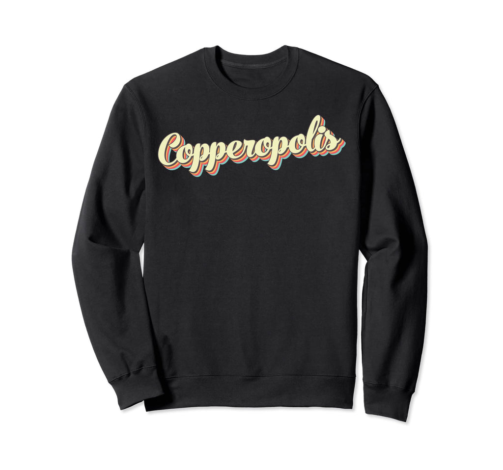 Copperopolis Art Baseball Font Sweatshirt - Streetwear Style for Adults - T-Shirt, Sweatshirt, Hoodie