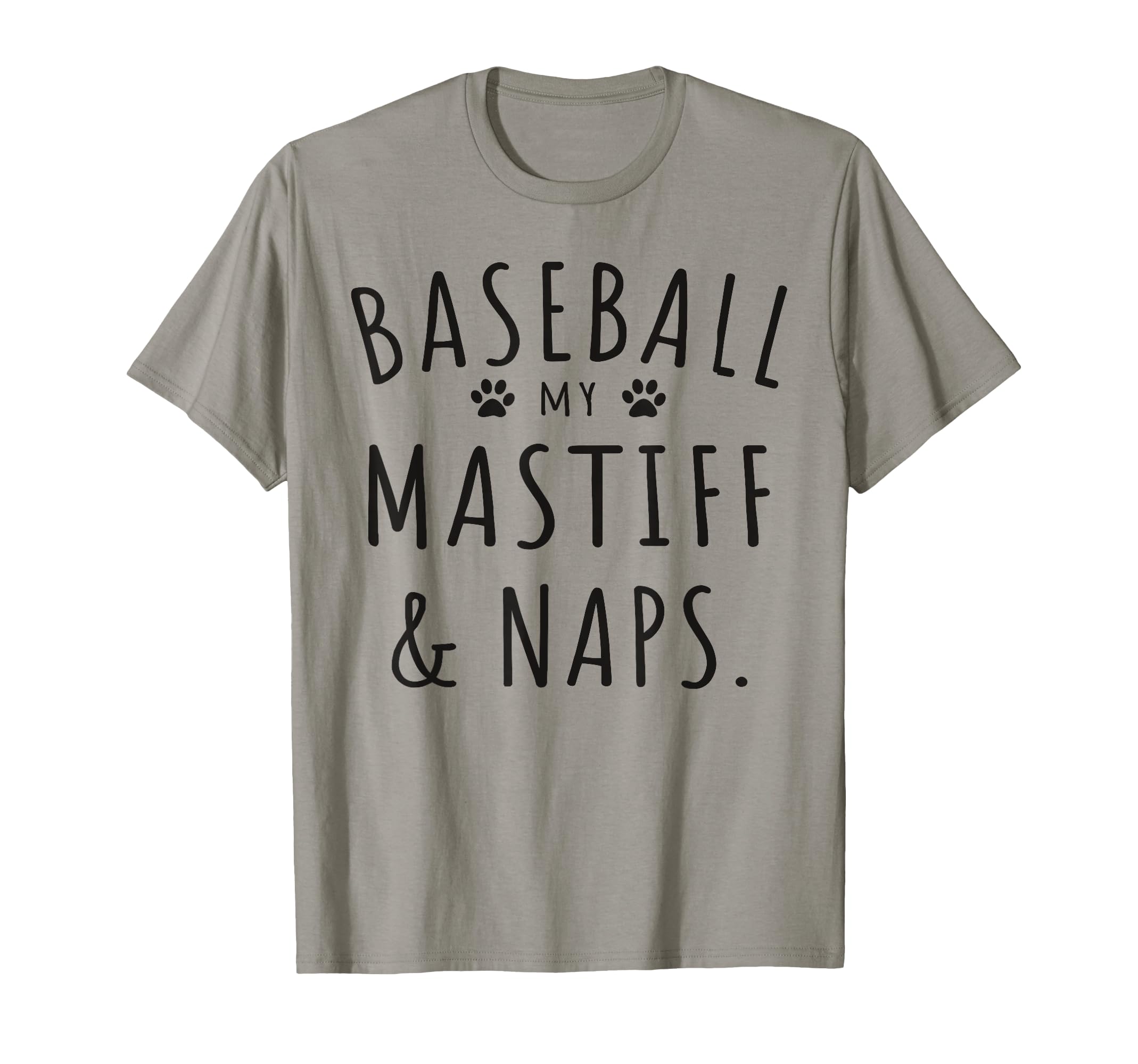Baseball My Mastiff Naps Funny T-Shirt - Aesthetic Graphic for Adults - T-Shirt, Sweatshirt, Hoodie