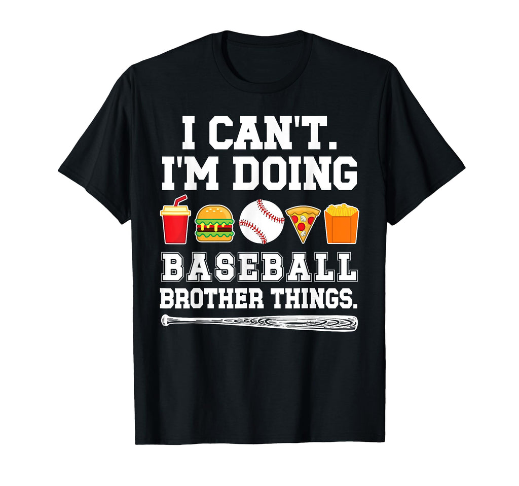 Doing Baseball Brother Things Baseball T-Shirt - Aesthetic Graphic Unisex - T-Shirt, Sweatshirt, Hoodie