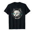 Glitch Cat Face Y2K Cyber Aesthetic T-Shirt - Streetwear Style Men Women - T-Shirt, Sweatshirt, Hoodie