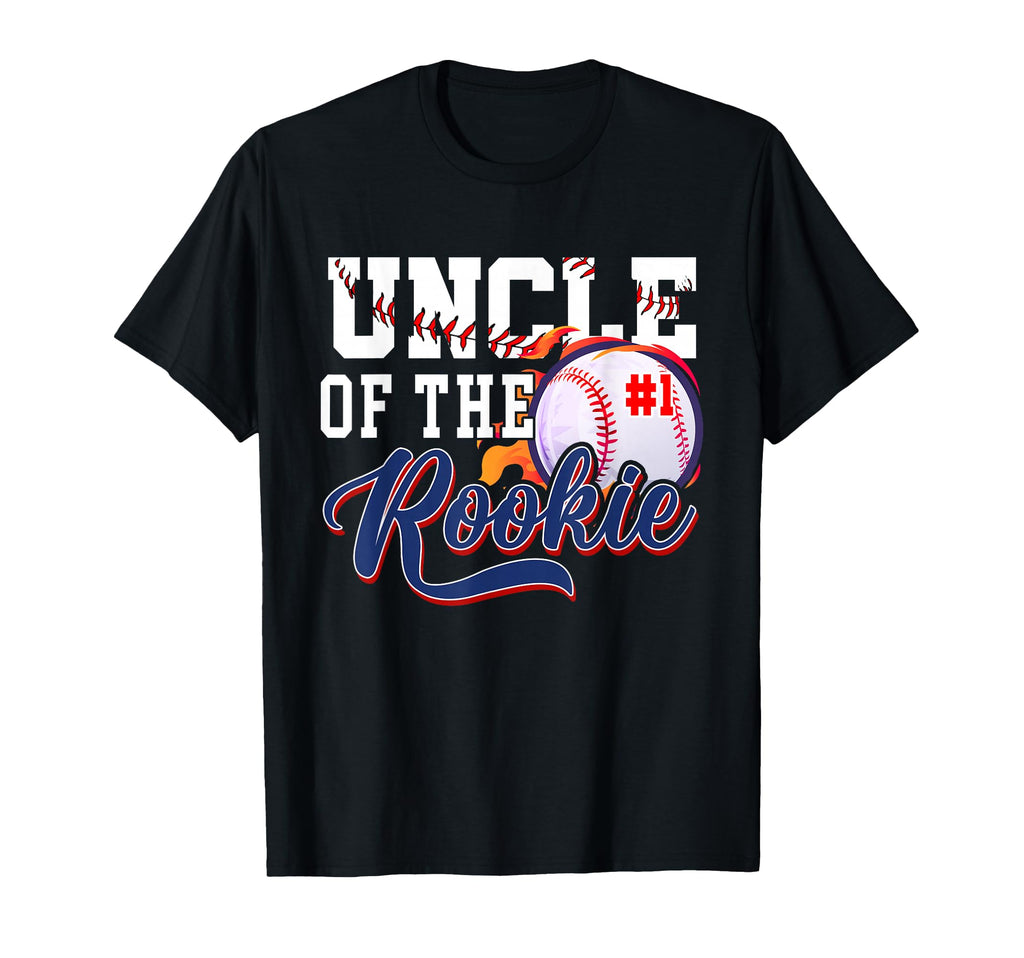 Uncle Rookie Year 1St Birthday Baseball T-Shirt - Custom Art Print Unisex - T-Shirt, Sweatshirt, Hoodie