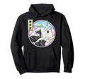 Surfing Milk Carton Kanagawa Wave Hoodie - Aesthetic Graphic Unisex - T-Shirt, Sweatshirt, Hoodie