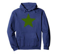 Grunge Alternative Distressed Green Hoodie - Novelty Apparel for Adults - T-Shirt, Sweatshirt, Hoodie