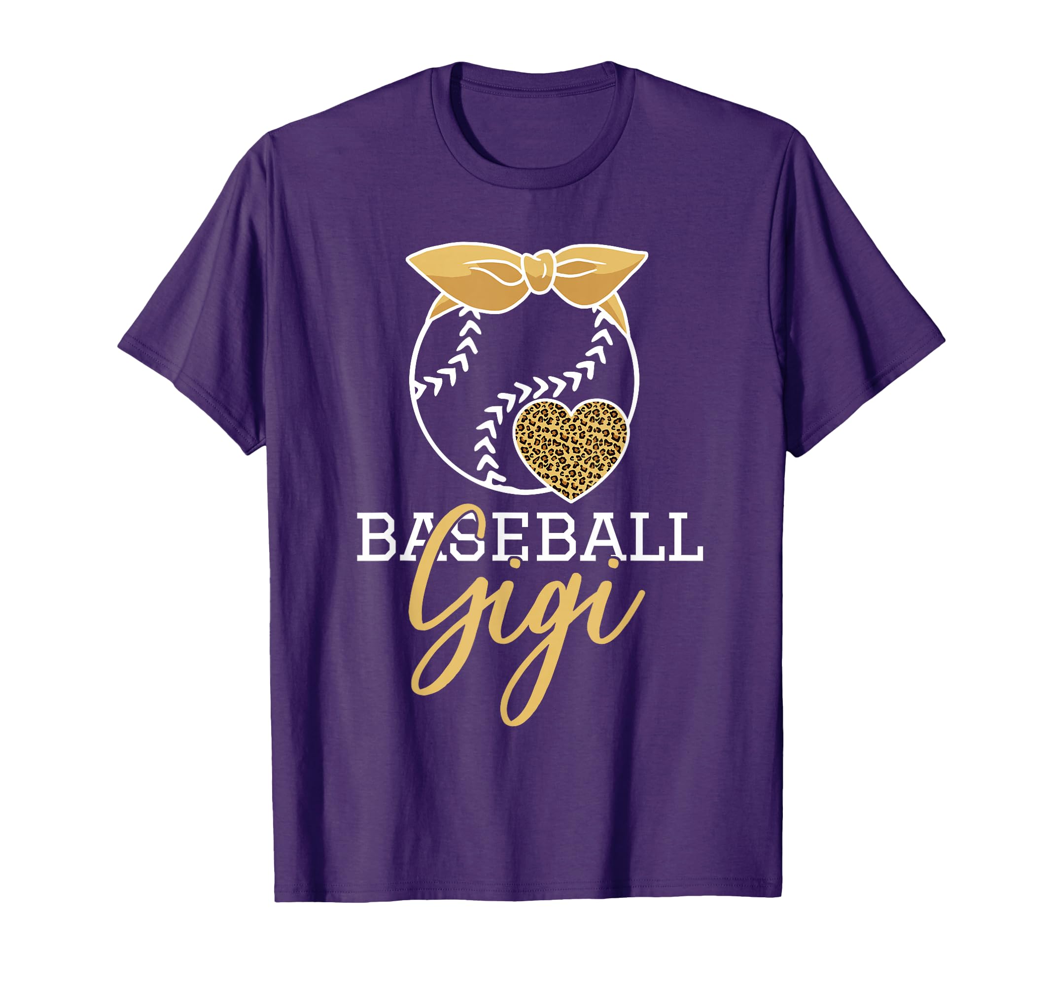 Baseball Gigi Leopard Grandma T-Shirt - Trendy Graphic for Adults - T-Shirt, Sweatshirt, Hoodie
