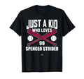 Just Who Loves Spencer Strider T-Shirt - Casual Everyday Wear Unisex - T-Shirt, Sweatshirt, Hoodie
