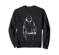Hip Hop Vibe Old School Rapper Sweatshirt - Custom Art Print for Adults - T-Shirt, Sweatshirt, Hoodie