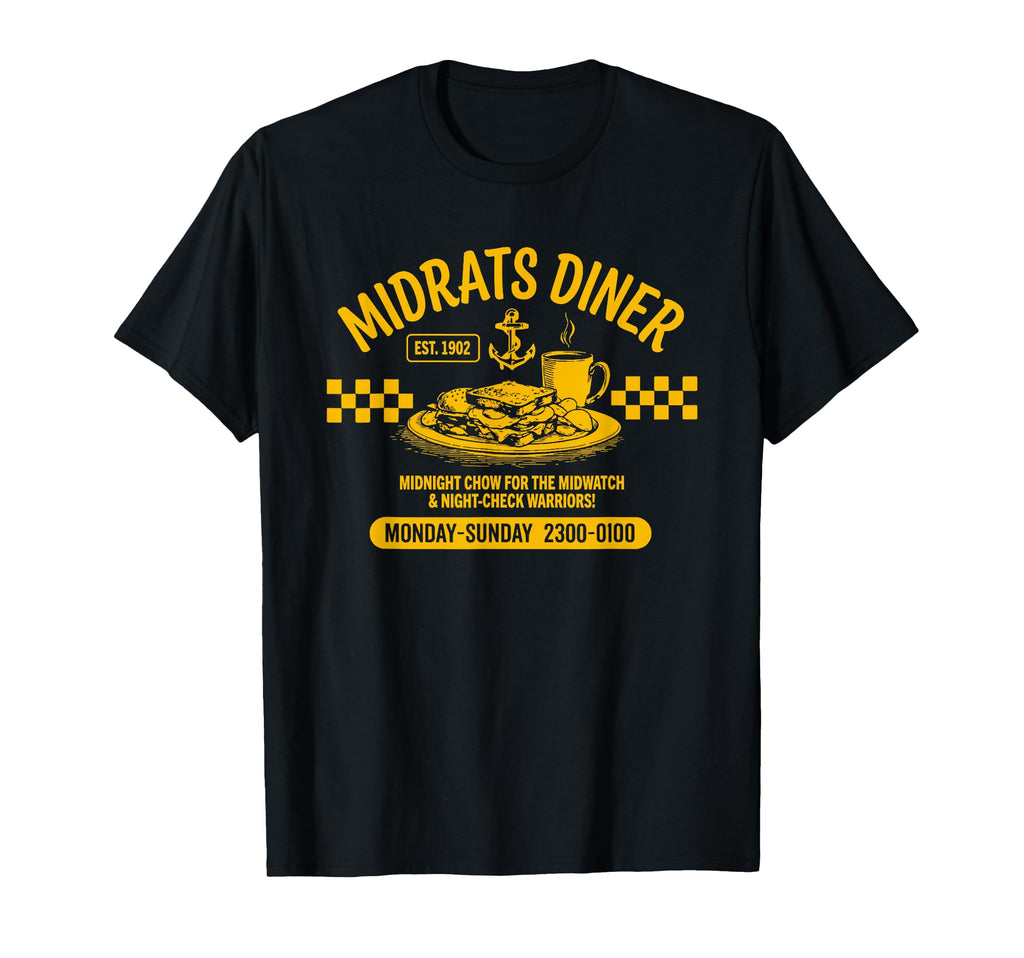 Midrats Diner Funny Sailor T-Shirt - Fun Novelty Design for Adults - T-Shirt, Sweatshirt, Hoodie