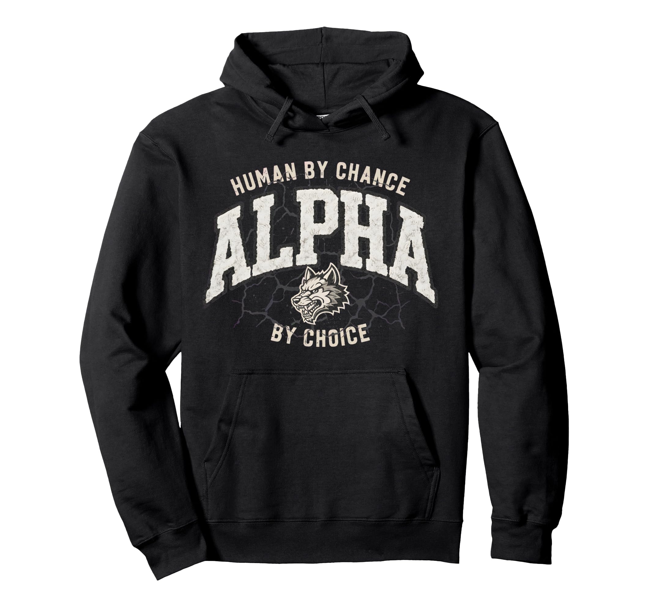 Human Chance Alpha Choice Wolf Meme Hoodie - Custom Art Print Men Women - T-Shirt, Sweatshirt, Hoodie
