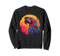 Parrot Vaporwave Aesthetic Synthwave Sweatshirt - Unique Graphic Unisex - T-Shirt, Sweatshirt, Hoodie
