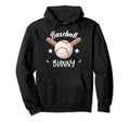 Baseball Bunny Batter Sport Baseball Player Hoodie - Trendy Graphic Unisex - T-Shirt, Sweatshirt, Hoodie