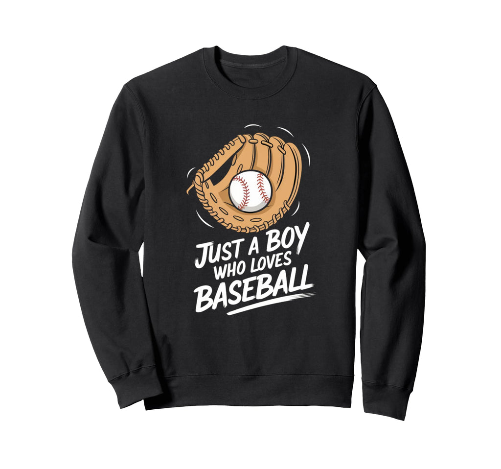 Just Who Loves Baseball Player Sweatshirt - Fun Novelty Design Unisex - T-Shirt, Sweatshirt, Hoodie