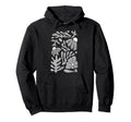 Boho Bloom Vibe Boho Art Flower Hoodie - Minimalist Print for Adults - T-Shirt, Sweatshirt, Hoodie