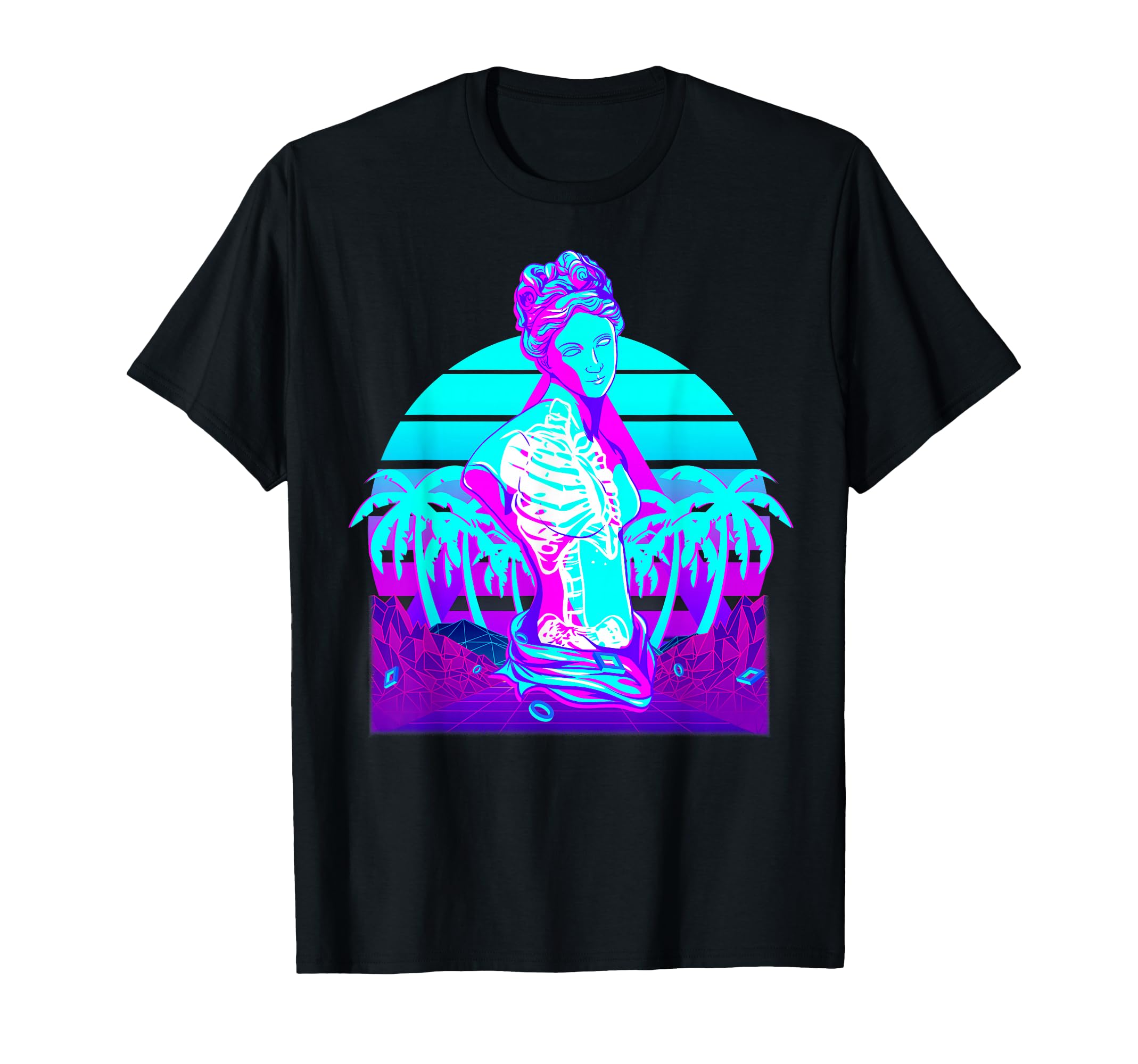 Venus Skeleton Vaporwave Aesthetic Soft T-Shirt - Trendy Graphic Men Women - T-Shirt, Sweatshirt, Hoodie