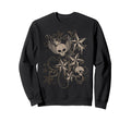 Y2K Grunge 2000S Skull Star Emo Sweatshirt - Minimalist Print Unisex - T-Shirt, Sweatshirt, Hoodie