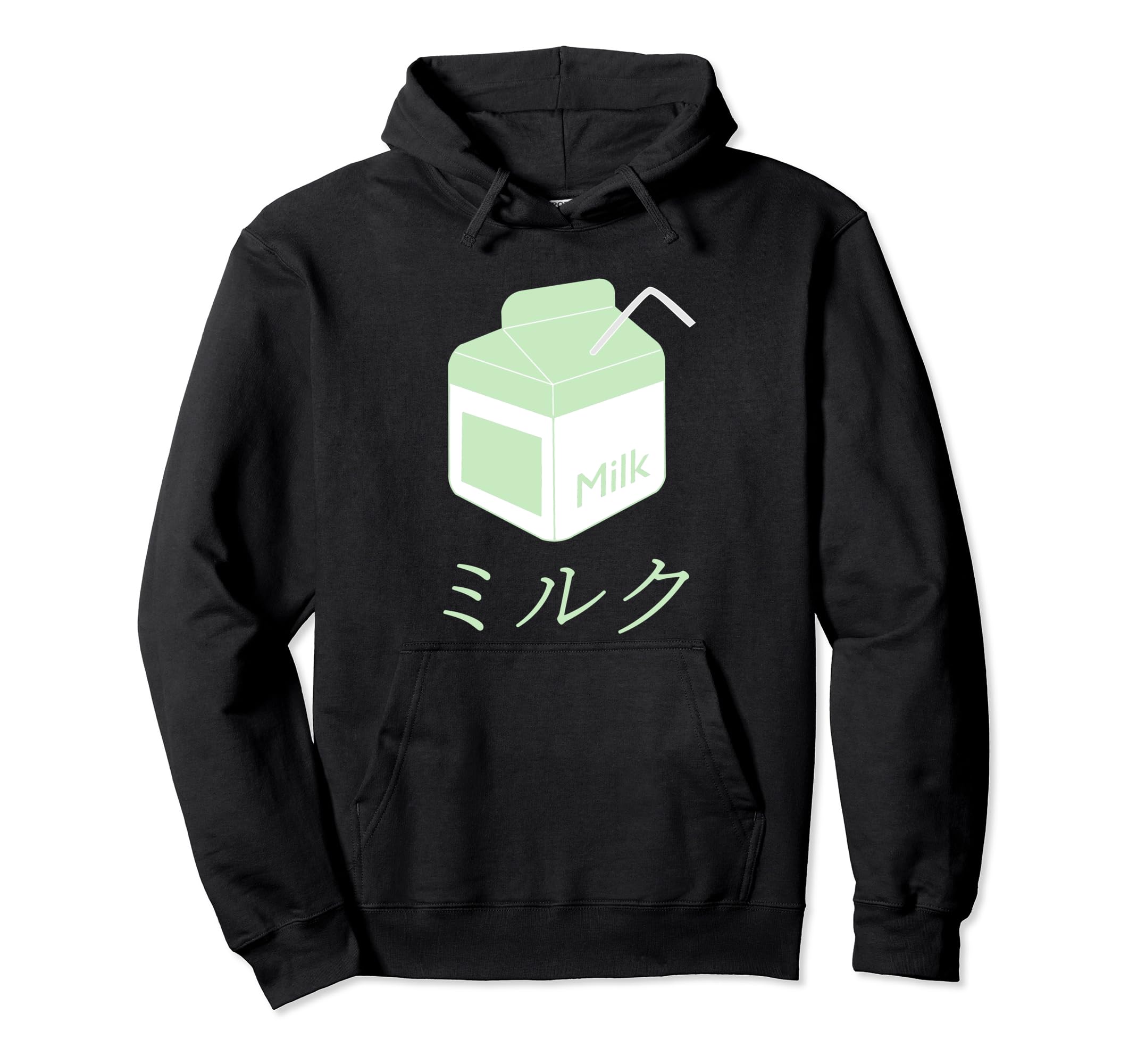 Aesthetic Japanese Milk Carton Vaporwave Hoodie - Minimalist Print Unisex - T-Shirt, Sweatshirt, Hoodie