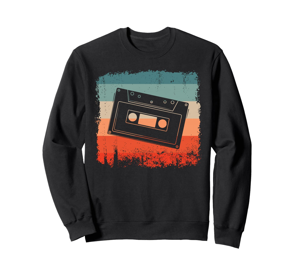 Audio Cassette Tape Cassette Sweatshirt - Casual Everyday Wear for Adults - T-Shirt, Sweatshirt, Hoodie