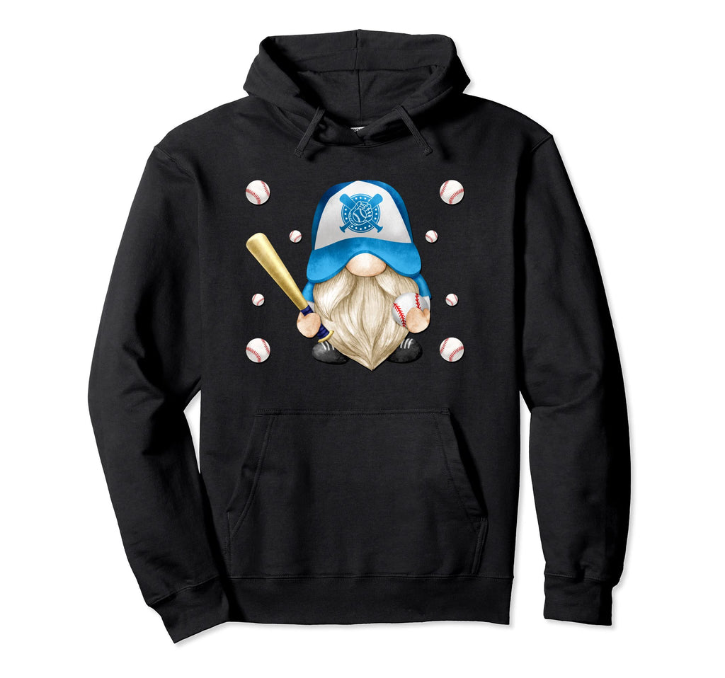 Unique Baseball Gnome Grandpa Baseball Hoodie - Graphic Print Men Women - T-Shirt, Sweatshirt, Hoodie