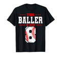 This Baller Is Now 8 Birthday T-Shirt - Minimalist Print for Adults - T-Shirt, Sweatshirt, Hoodie