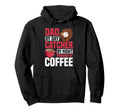 Dad Day Catcher Night Baseball Dad Hoodie - Trendy Graphic for Adults - T-Shirt, Sweatshirt, Hoodie