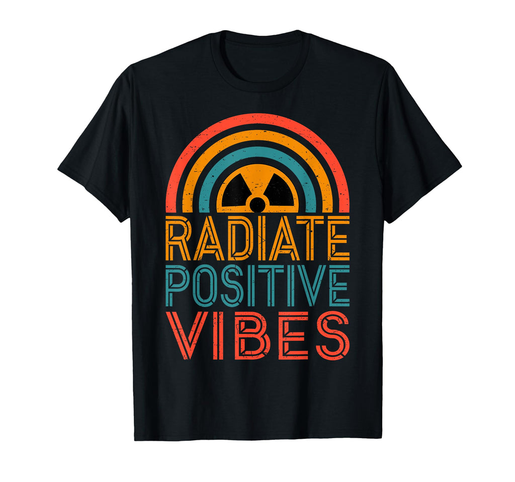 Xray Tech Radiate Positive Vibes T-Shirt - Fun Novelty Design for Adults - T-Shirt, Sweatshirt, Hoodie