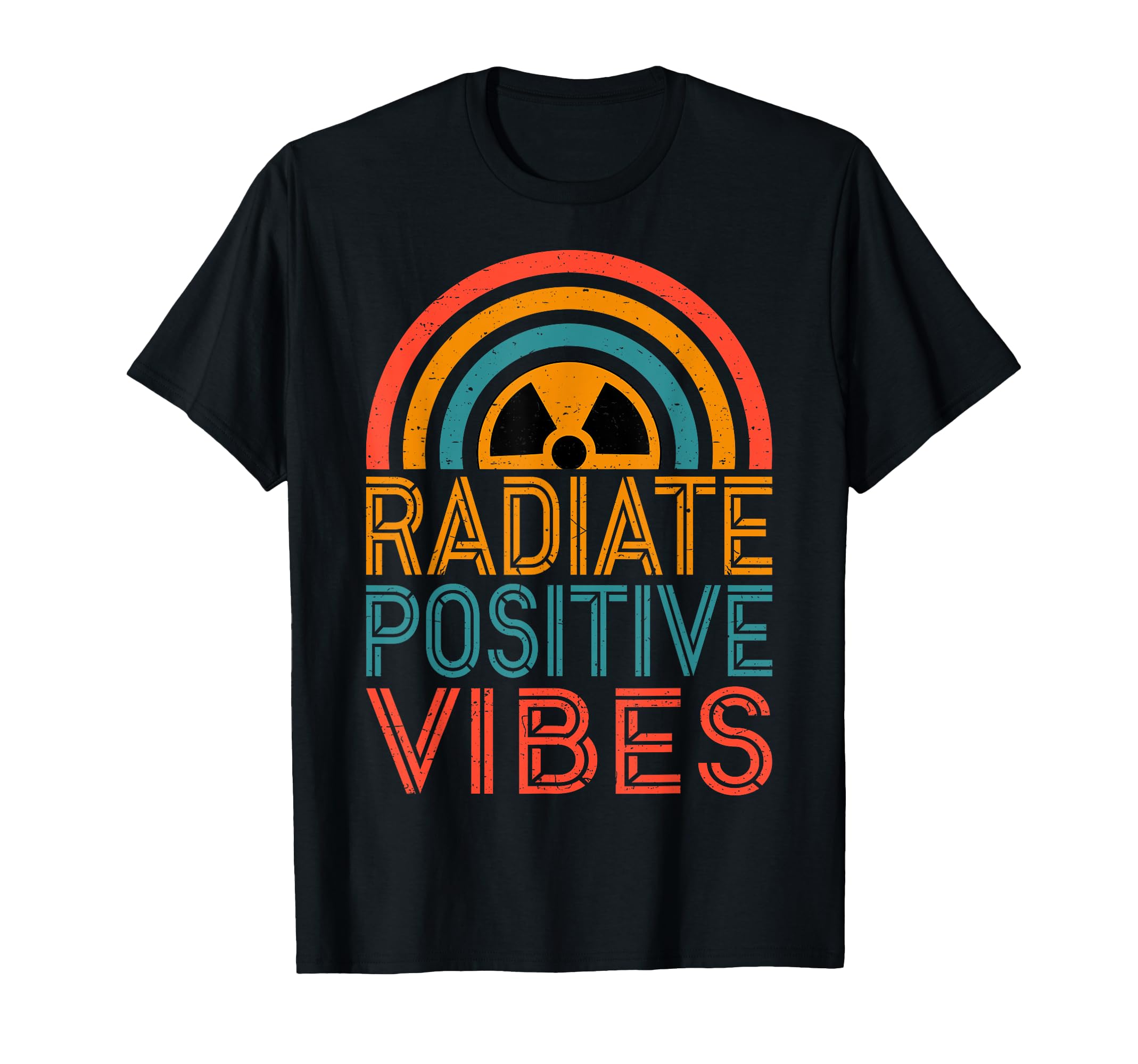 Xray Tech Radiate Positive Vibes T-Shirt - Fun Novelty Design for Adults - T-Shirt, Sweatshirt, Hoodie