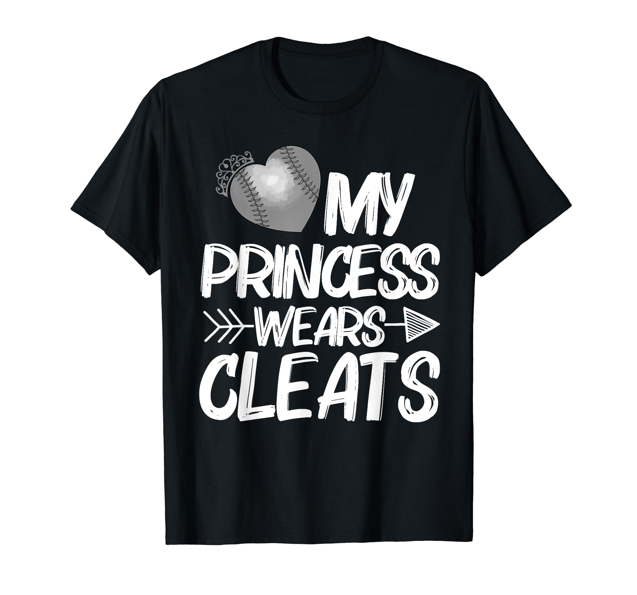 Funny My Princess Wears Cleats Gift T-Shirt - Trendy Graphic Men Women - T-Shirt, Sweatshirt, Hoodie
