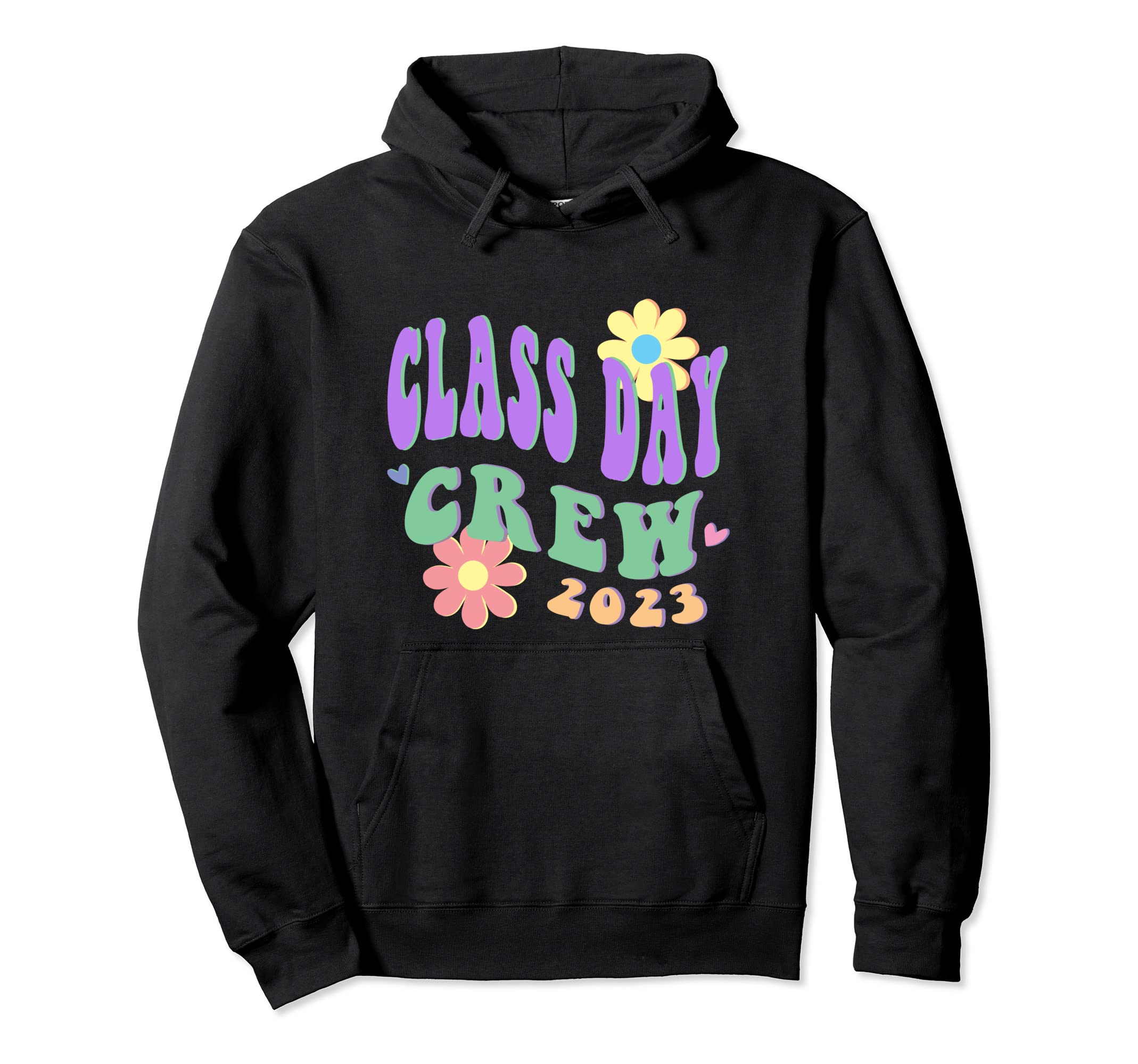 Groovy Class Day Crew 2023 School Hoodie - Trendy Graphic for Adults - T-Shirt, Sweatshirt, Hoodie
