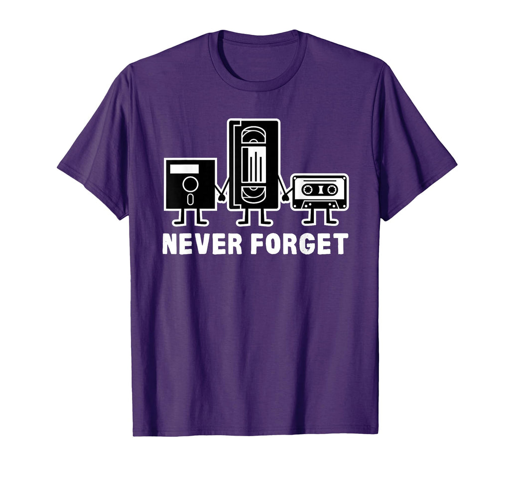 Never Forget Cassette Tape Small T-Shirt - Streetwear Style Men Women - T-Shirt, Sweatshirt, Hoodie