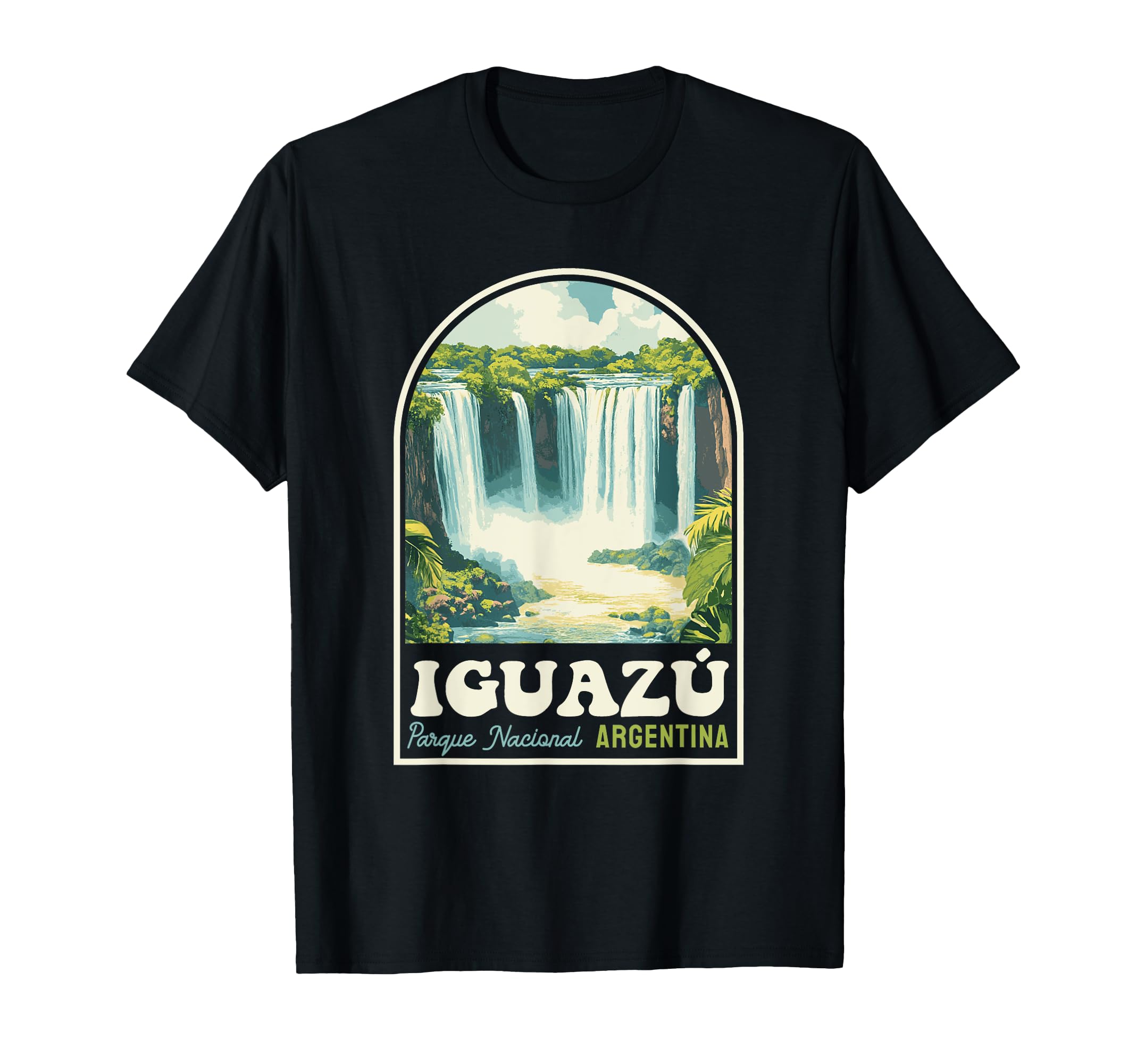 Iguaz Falls National Park Argentina Travel T-Shirt - Unique Graphic Unisex - T-Shirt, Sweatshirt, Hoodie