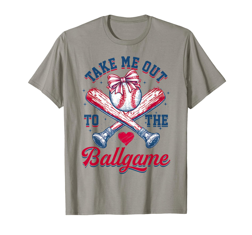 Take Me Out To Ball Game Baseball T-Shirt - Aesthetic Graphic Unisex - T-Shirt, Sweatshirt, Hoodie
