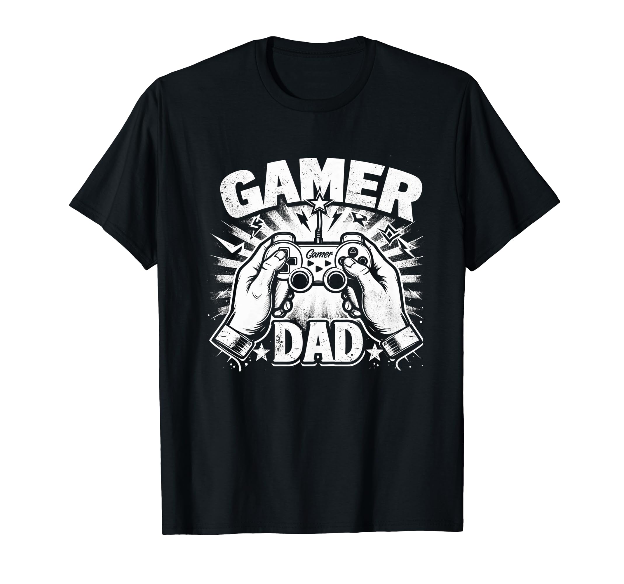 Gamer Dad Game Controller Gaming T-Shirt - Minimalist Print for Adults - T-Shirt, Sweatshirt, Hoodie