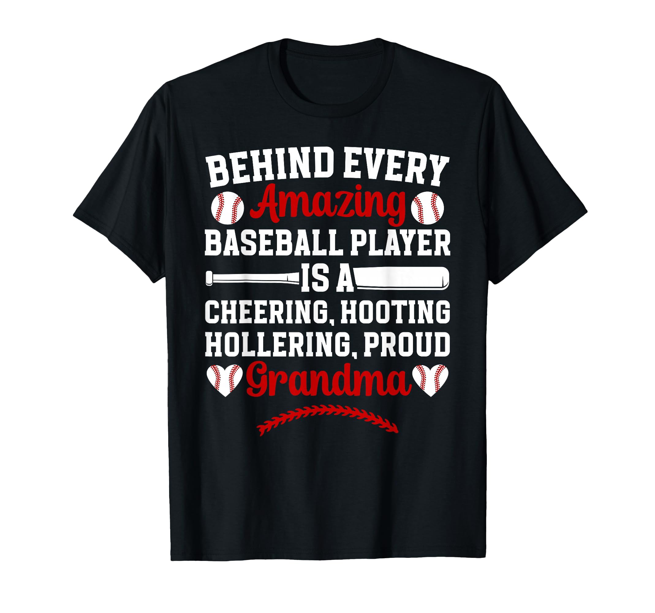 Proud Grandma Baseball Player Grandma T-Shirt - Streetwear Style Unisex - T-Shirt, Sweatshirt, Hoodie