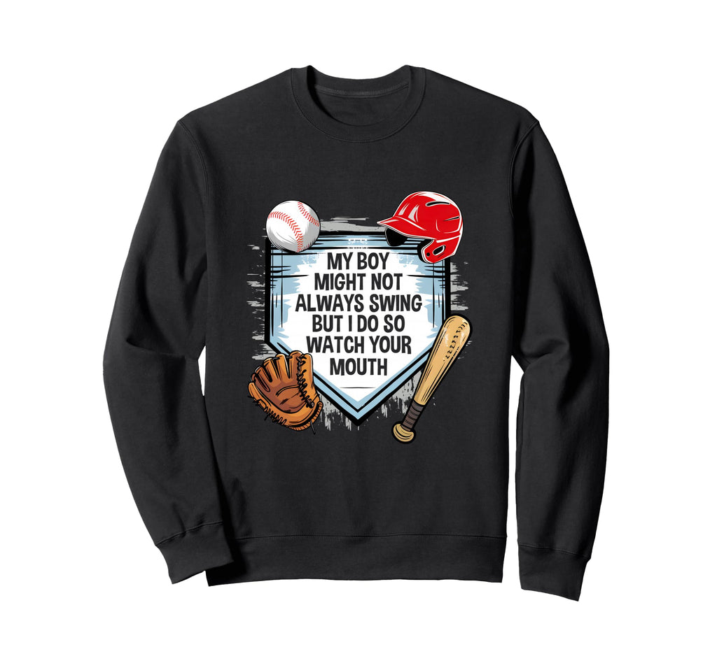 My Might Not Always Swing But I Do Sweatshirt - Minimalist Print Men Women - T-Shirt, Sweatshirt, Hoodie