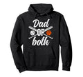 Dad Both Baseball Basketball Dad Hoodie - Streetwear Style Men Women - T-Shirt, Sweatshirt, Hoodie