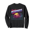 Born Retrowave Synthwave 80S Sunset Sweatshirt - Unique Graphic Men Women - T-Shirt, Sweatshirt, Hoodie