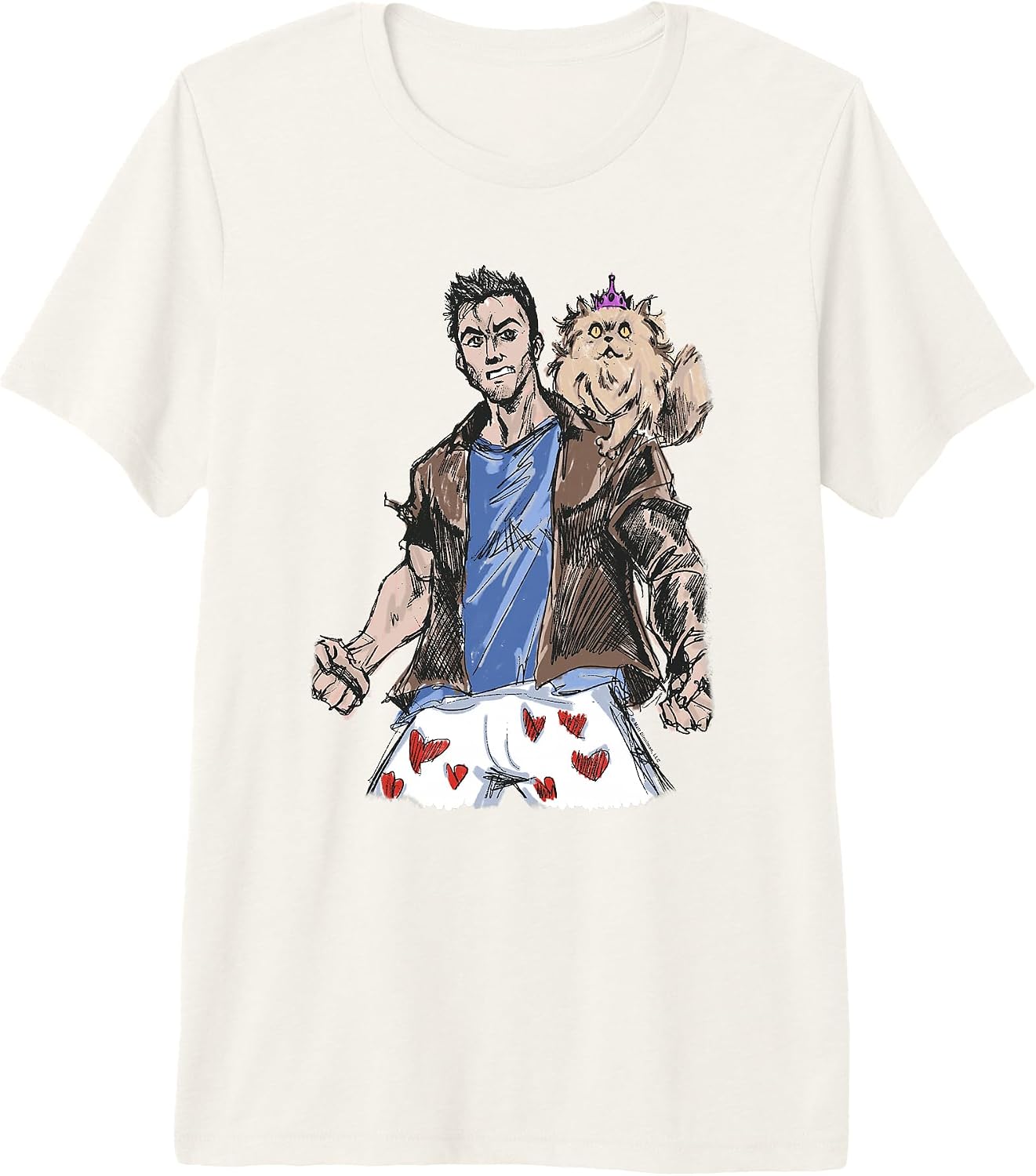 Sketchbook Princess Donut and Carl Book Premium - Adult & Kids T-Shirts, Sweatshirts & Hoodies apparel design preview 1