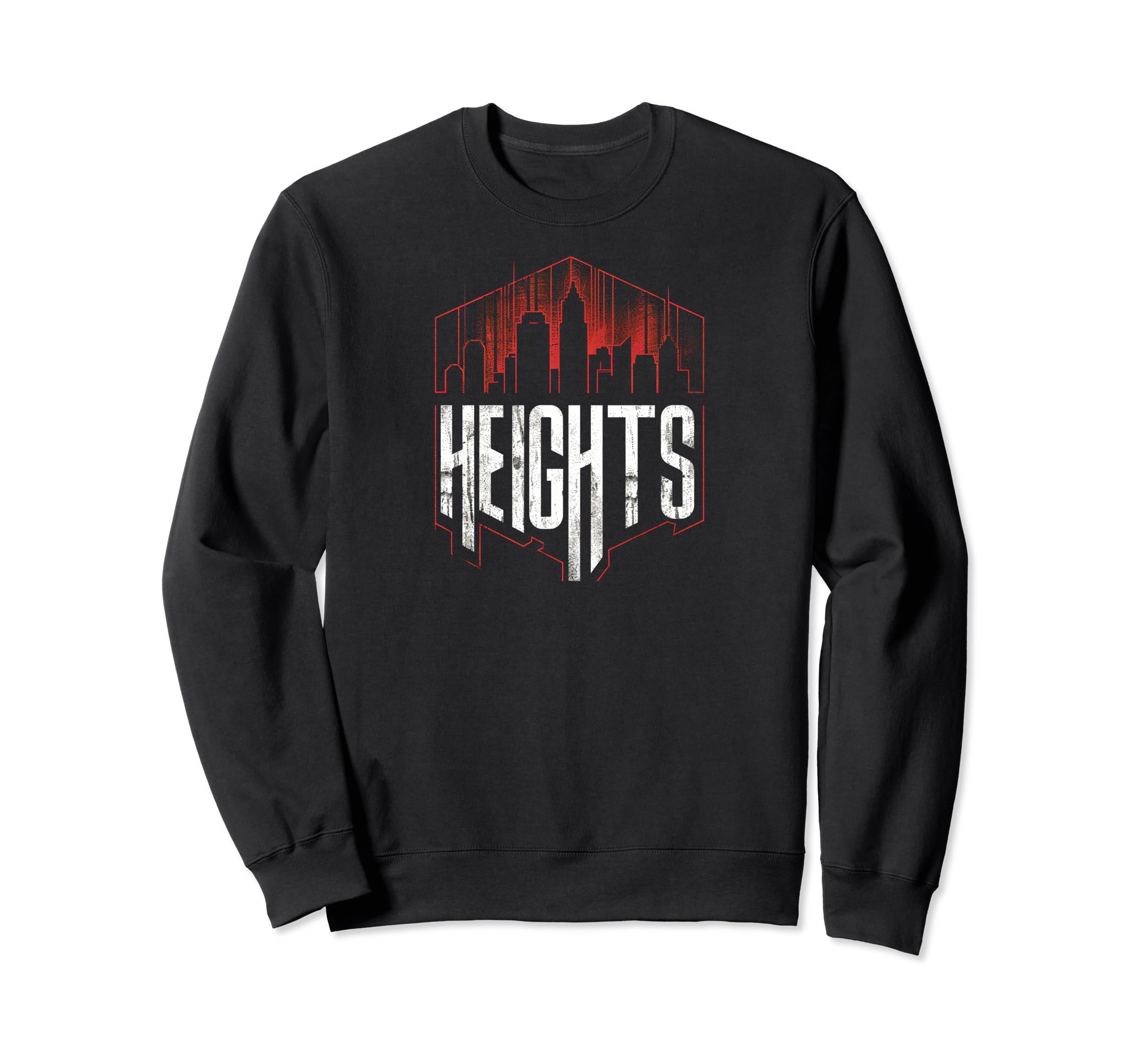 Heights Grit 90S Grunge Urbandecay Sweatshirt - Novelty Apparel for Adults - T-Shirt, Sweatshirt, Hoodie