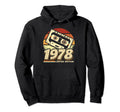 1978 Cassette Tape 46Th Birthday Hoodie - Graphic Print Unisex - T-Shirt, Sweatshirt, Hoodie