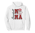 Baseball Mama Womens Baseball Mom Hoodie - Minimalist Print for Adults - T-Shirt, Sweatshirt, Hoodie