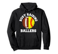 Busy Raising Ballers Funny Football Hoodie - Trendy Graphic Men Women - T-Shirt, Sweatshirt, Hoodie