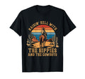 Raisin Hell Hippies And Cowboys T-Shirt - Streetwear Style Men Women - T-Shirt, Sweatshirt, Hoodie