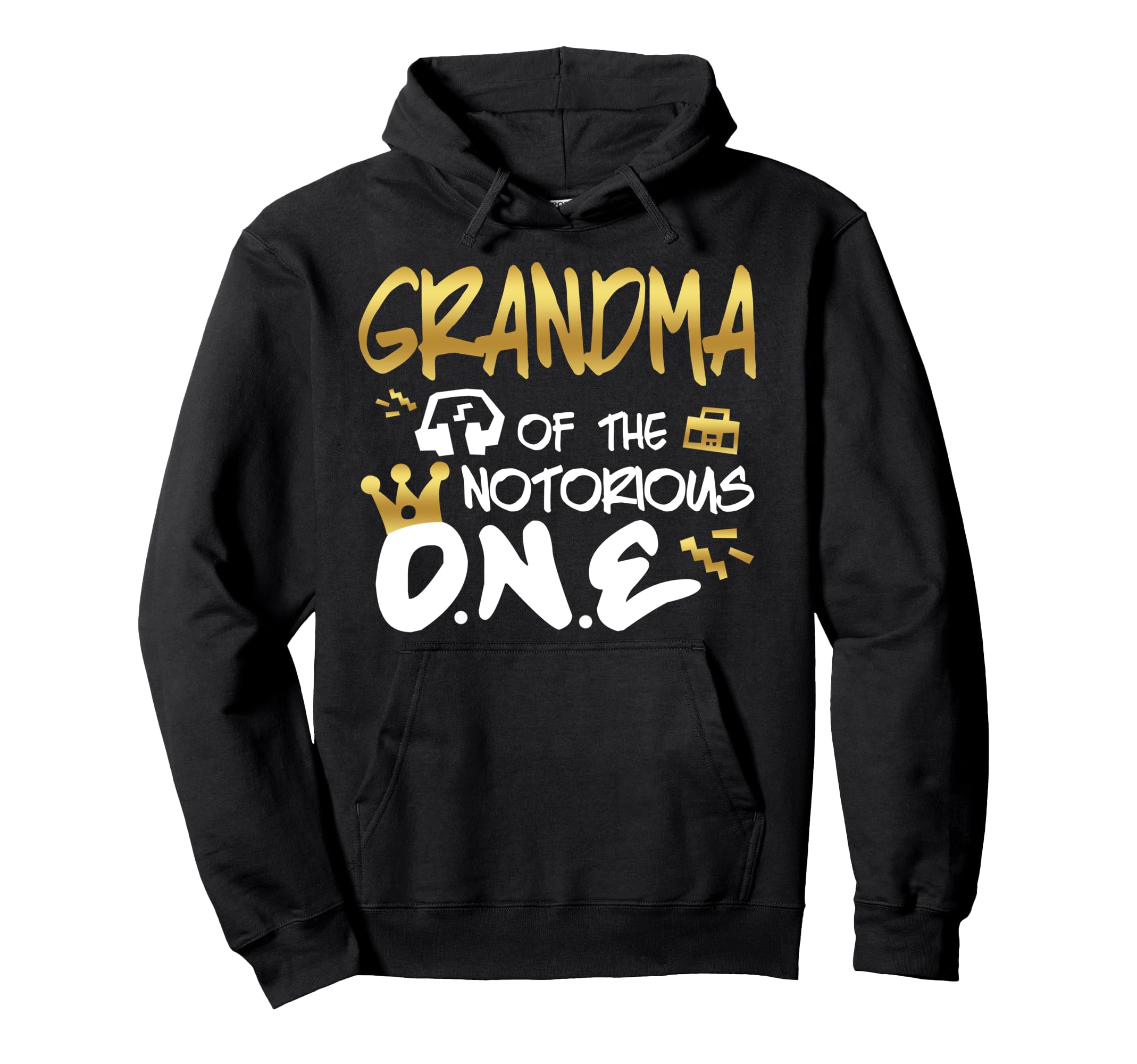 Grandma Notorious One Old School 1St Hoodie - Minimalist Print Men Women - T-Shirt, Sweatshirt, Hoodie