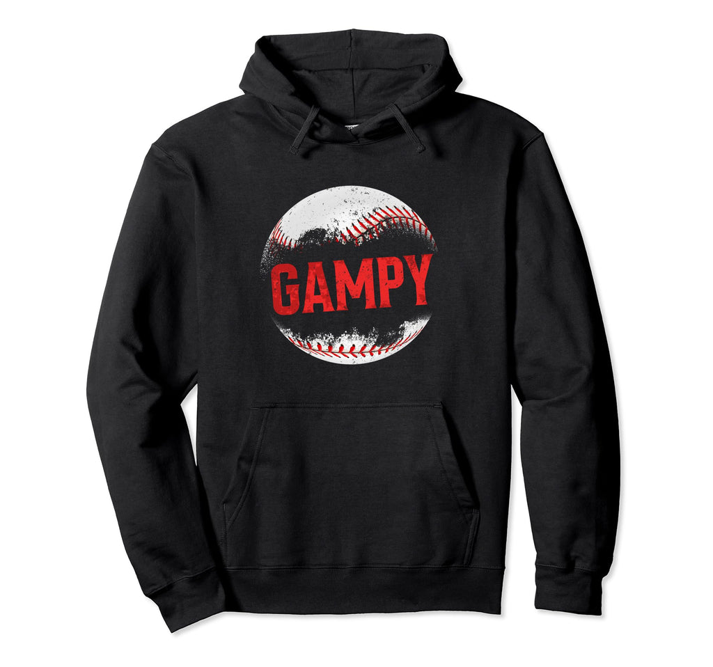 Baseball Gampy Happy Fathers Day Hoodie - Minimalist Print for Adults - T-Shirt, Sweatshirt, Hoodie